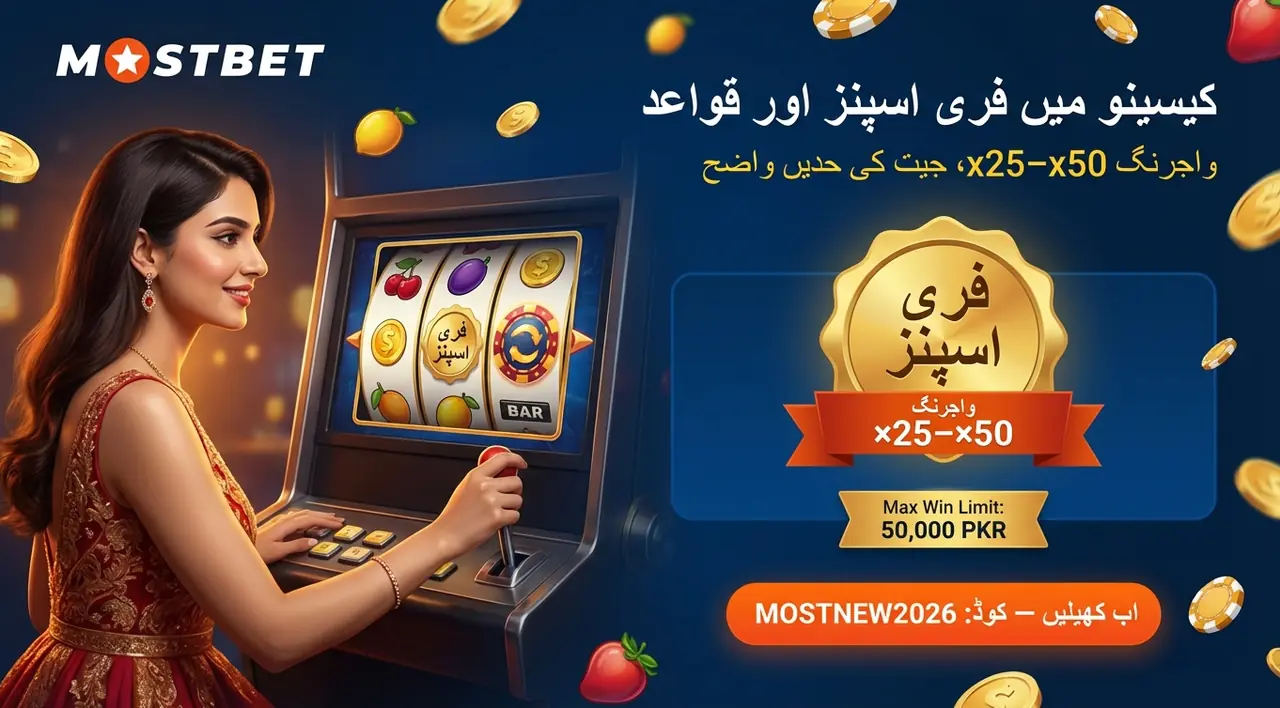 کیسینو سیکشن میں فری اسپنز