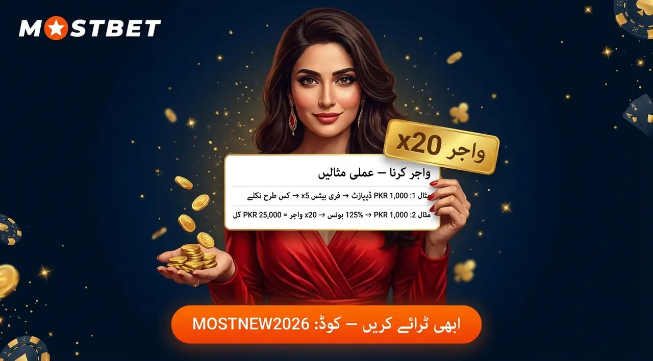 Mostbet پر بونس کیسے Wager کریں