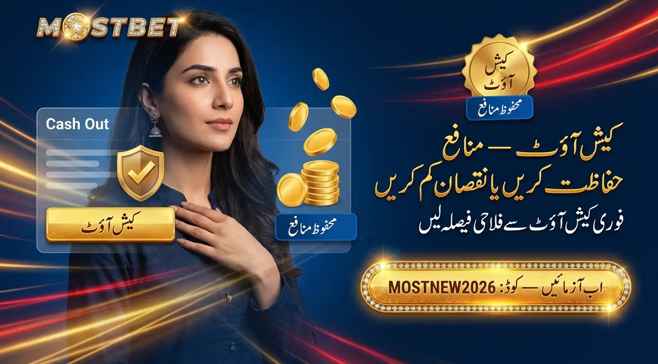 Cashout on Mostbet control your bet early