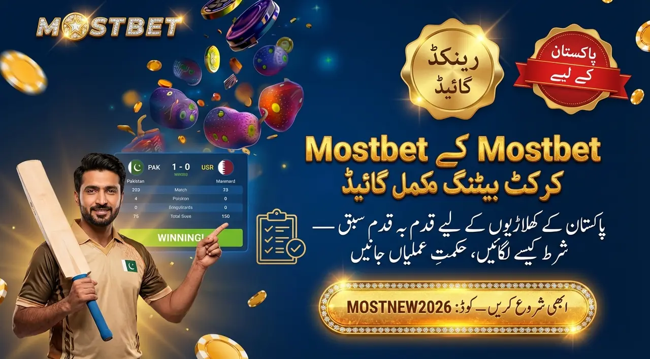 Mostbet کرکٹ بیٹنگ: مکمل گائیڈ اور بہترین شرط لگانے کے طریقے