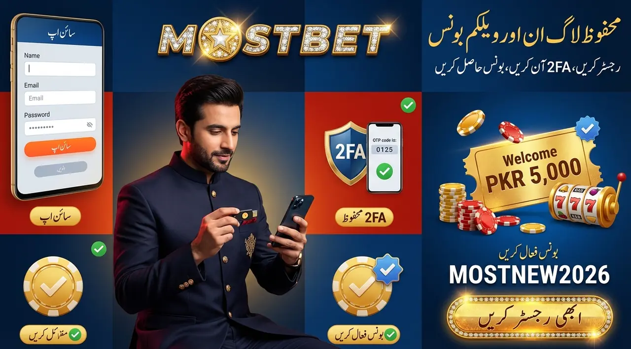 لاگ ان، رجسٹریشن اور سیکیورٹی