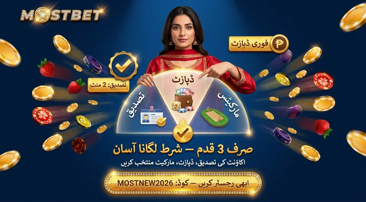 Mostbet پر شرط لگانے کے ضروری مراحل